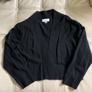 Black Calvin Klein 3/4 sleeve sweater